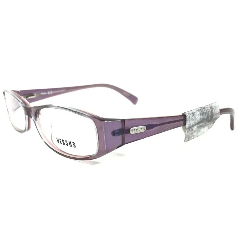 Versus by Versace Eyeglasses Frames MOD.VR8032 476 Clear Purple Oval 51-16-130